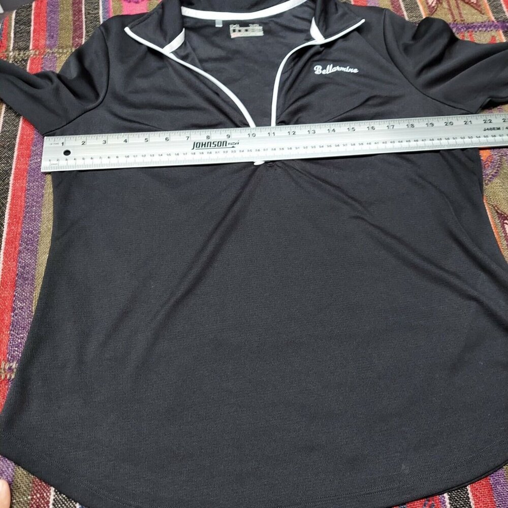 Under Armour Womena Heatgear Black Loose Fit Shirt Size XL Half Zip Long Sleeve - Picture 6 of 6